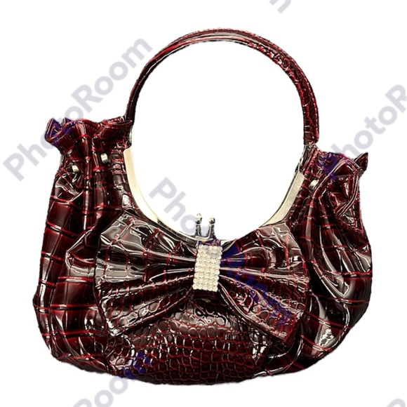 Snake Skin Design Hand/ Shoulder Bag - Picture 1 of 9